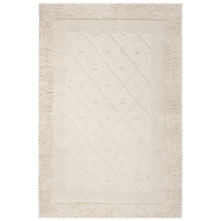 Safavieh Kenya Hand Knotted Rug, Ivory - 6 x 9 ft. KNY952A-6